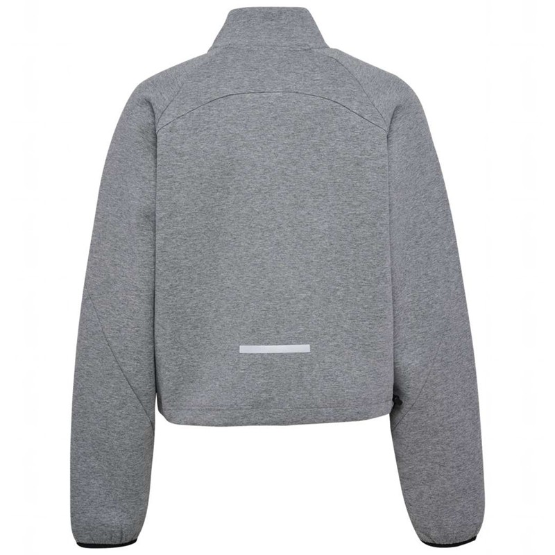 Dámské Obuv Do Tělocvičny Hummel Tech Fleece Boxy Half Zip Šedé | 793070-793