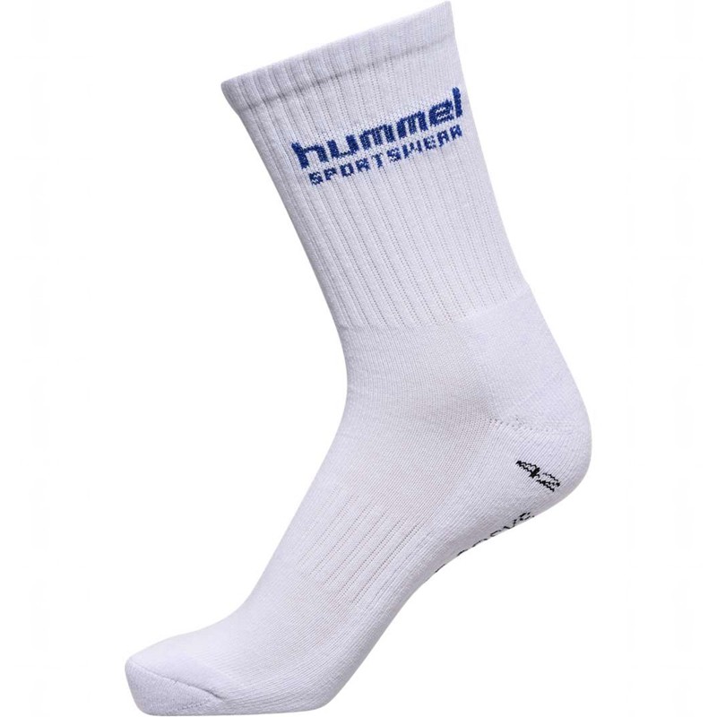 Dámské Ponožky Hummel 3-pack Sportswear Bílé | 009427-224