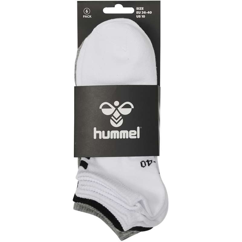 Dámské Ponožky Hummel Chevron 6-pack Ankle Bílé | 854763-133