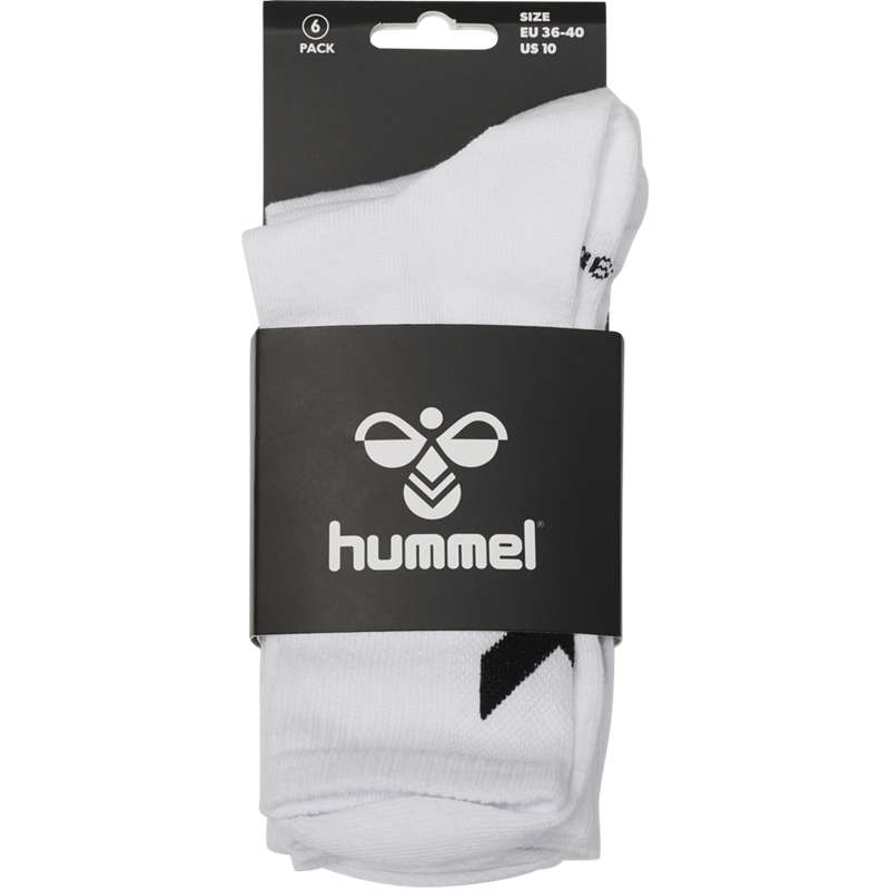 Dámské Ponožky Hummel Chevron 6-pack Bílé | 457121-462