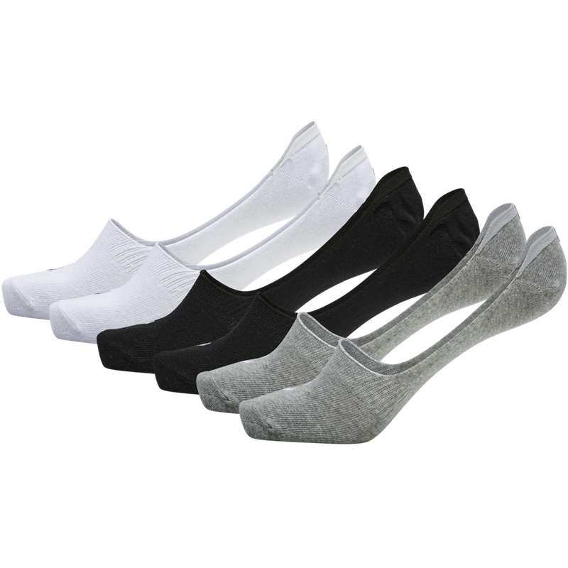 Dámské Ponožky Hummel Chevron 6-pack No Show Bílé | 403477-537