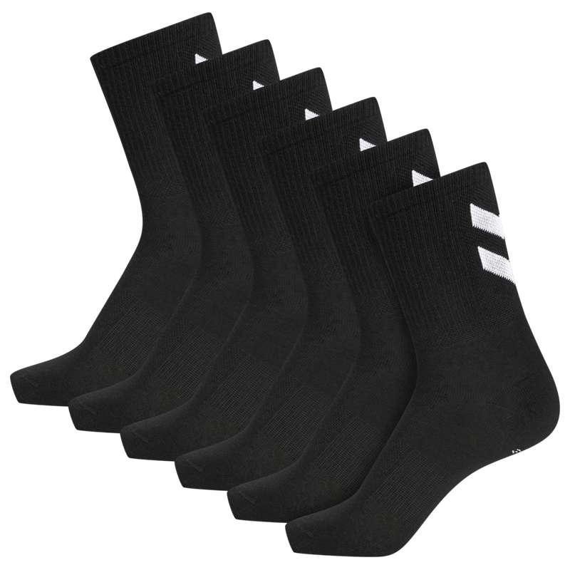 Dámské Ponožky Hummel Chevron 6-pack Černé | 227076-492