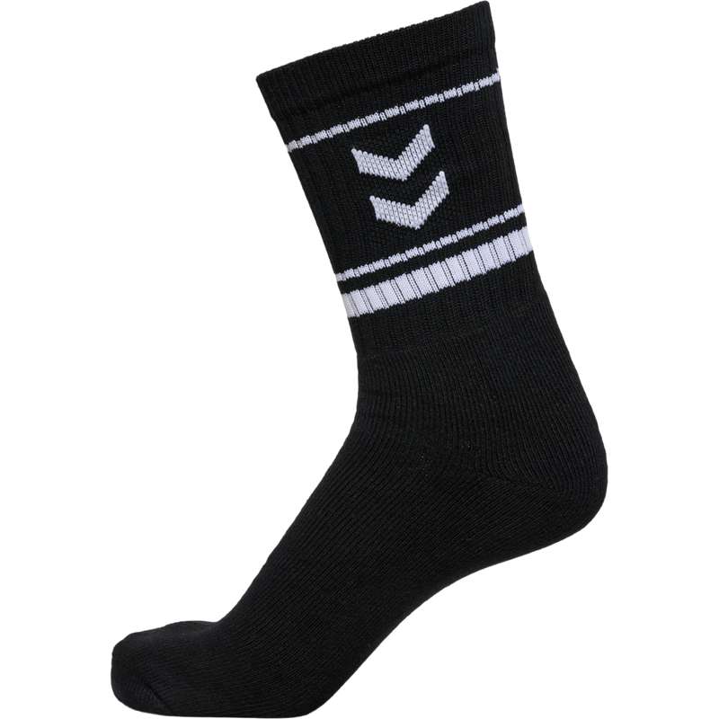 Dámské Ponožky Hummel Stripe Crew 3-pack Černé | 831839-657