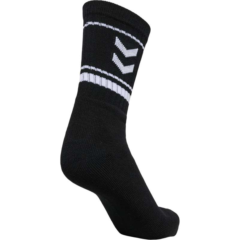Dámské Ponožky Hummel Stripe Crew 3-pack Černé | 831839-657