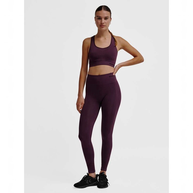 Dámské Ponožky Hummel Tif Seamless High Waist Fialové | 709774-353