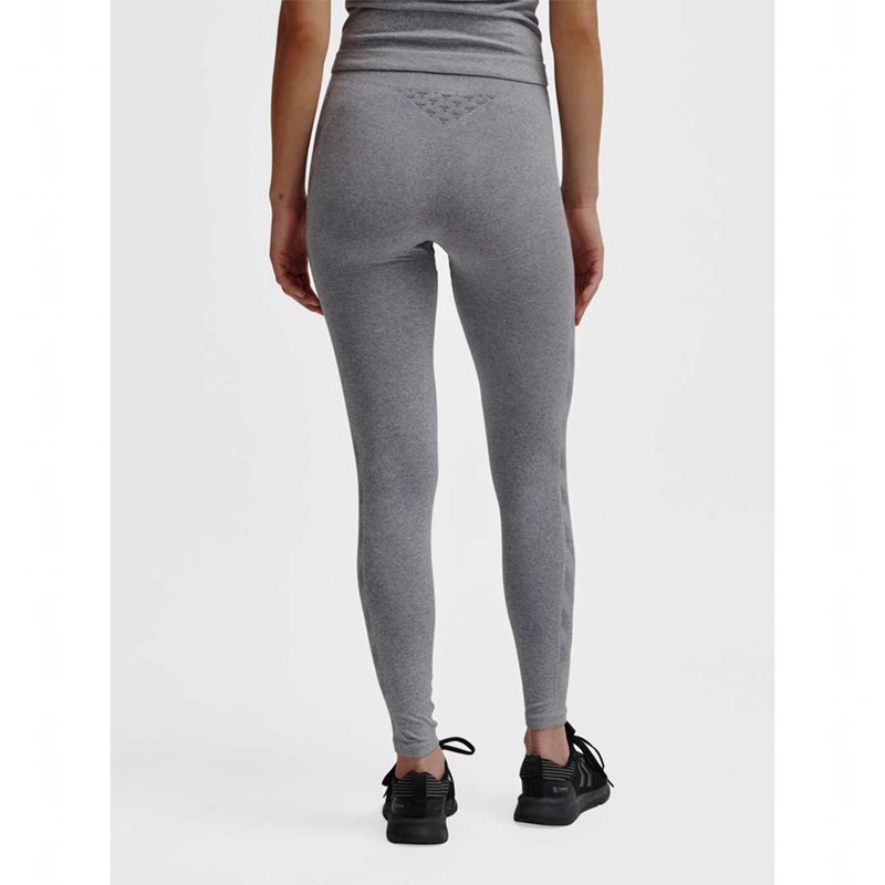 Dámské Punčochové Kalhoty Hummel Ci Seamless Mid Waist Šedé | 238248-675