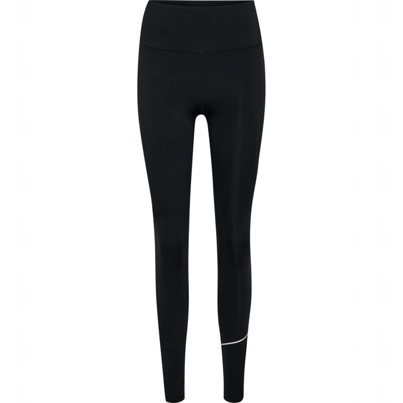 Dámské Punčochové Kalhoty Hummel Court Mid Waist Pocket W Černé | 693706-418