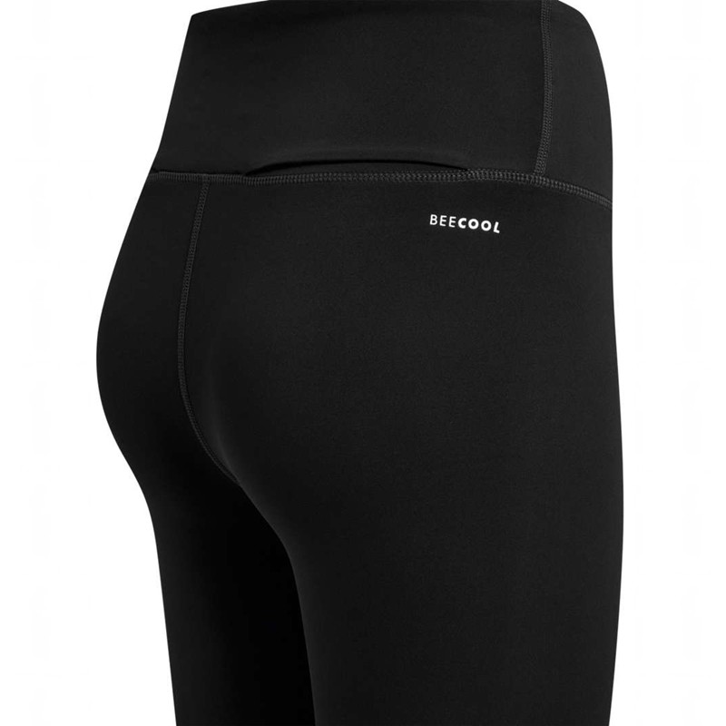 Dámské Punčochové Kalhoty Hummel Court Mid Waist Pocket W Černé | 693706-418