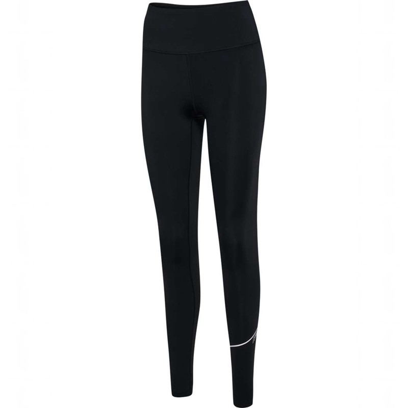 Dámské Punčochové Kalhoty Hummel Court Mid Waist Pocket W Černé | 693706-418