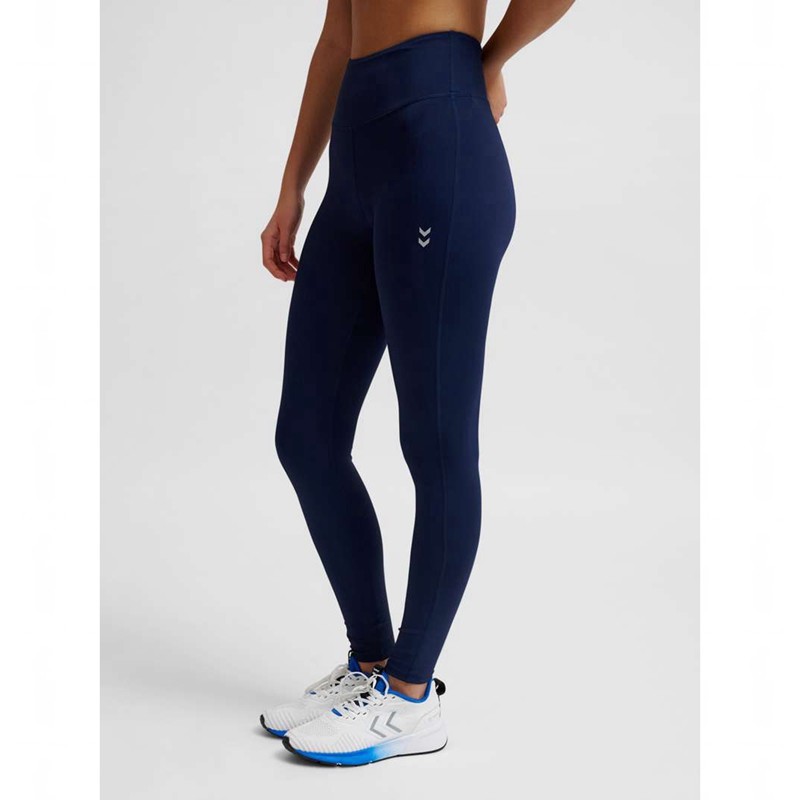 Dámské Punčochové Kalhoty Hummel Fast High Waist Tmavě Blankyt | 298399-121