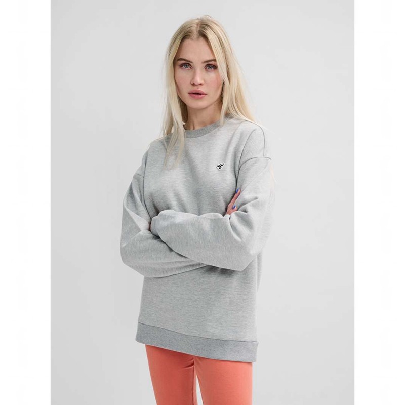 Dámské Punčochové Kalhoty Hummel Loose Crewneck Bee Šedé | 810798-064