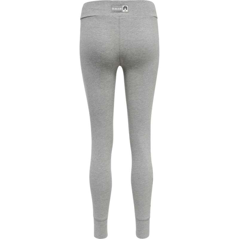 Dámské Punčochové Kalhoty Hummel Move Grid Cotton Šedé | 079109-920