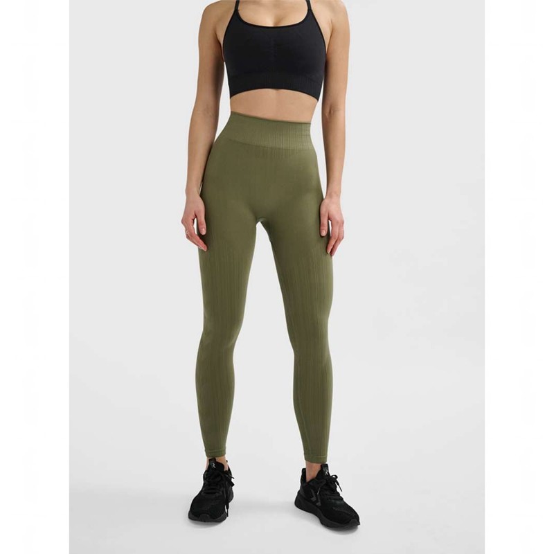 Dámské Punčochové Kalhoty Hummel Mt Define Seaml Scrunch Zelene | 454033-999