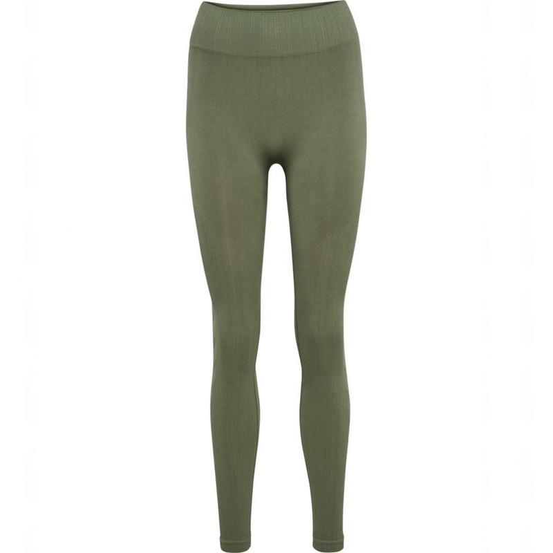 Dámské Punčochové Kalhoty Hummel Mt Define Seaml Scrunch Zelene | 454033-999