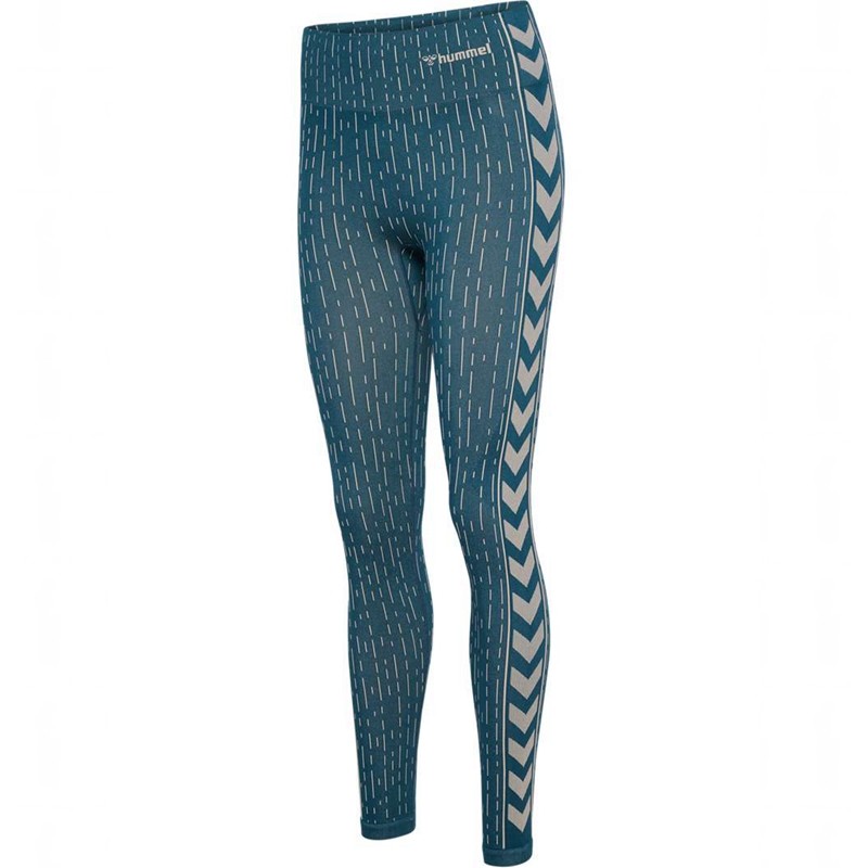 Dámské Punčochové Kalhoty Hummel Mt Drops Seamless Mw Blankyt | 227949-230