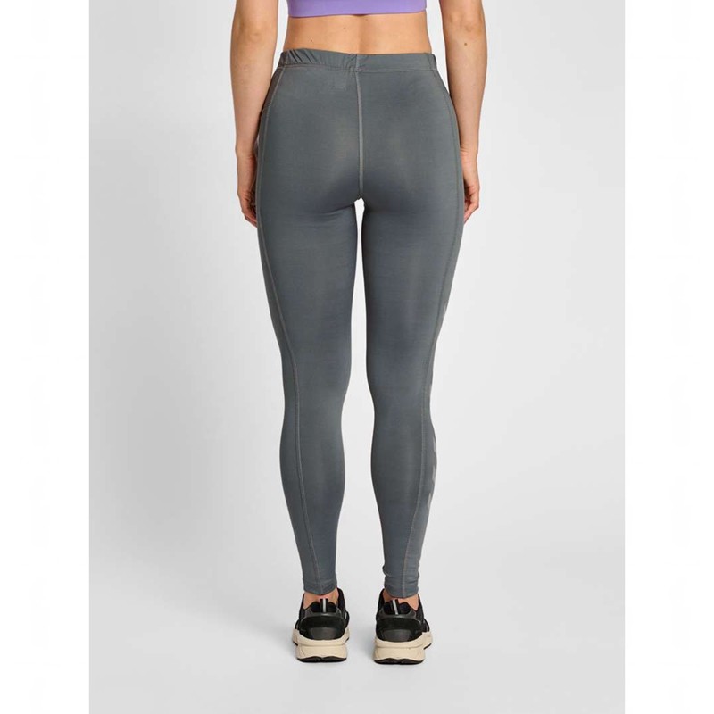 Dámské Punčochové Kalhoty Hummel Mt Mabley Mid Waist Šedé | 525356-867