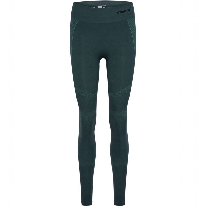 Dámské Punčochové Kalhoty Hummel Mt Power Seamless Mw Zelene | 645165-390