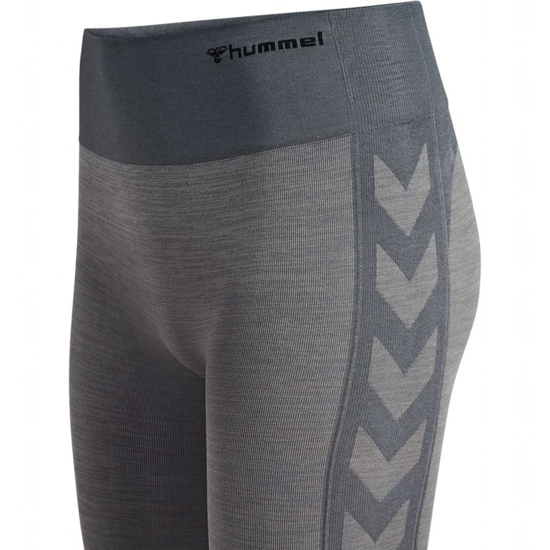 Dámské Punčochové Kalhoty Hummel Mt Shine Seamless Mw Šedé | 165873-855