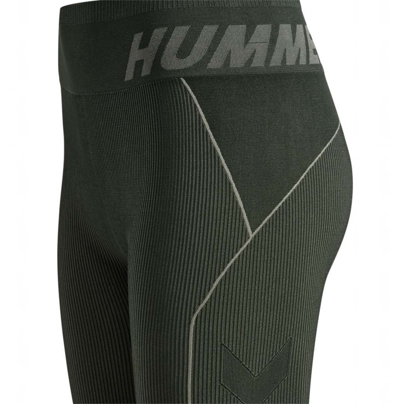 Dámské Punčochové Kalhoty Hummel Te Christel Seamless Mw Zelene | 715722-778