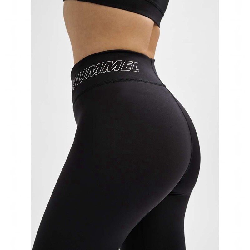 Dámské Punčochové Kalhoty Hummel Te Fundamental Mid Waist Černé | 799033-733