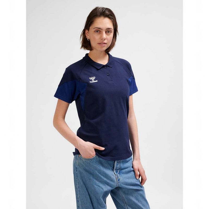 Dámské Punčochové Kalhoty Hummel Travel Polo Tmavě Blankyt | 076016-755