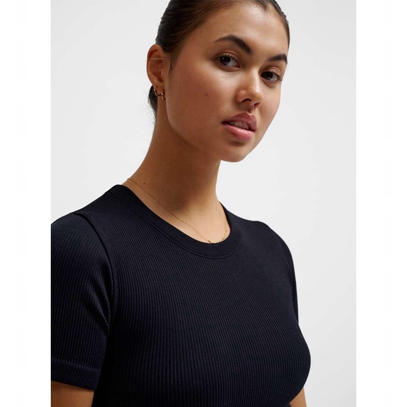 Dámské Sálovky Hummel Pulse Seamless Rib W S/S Černé | 459268-481
