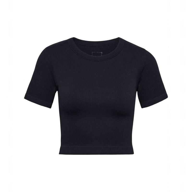 Dámské Sálovky Hummel Pulse Seamless Rib W S/S Černé | 459268-481