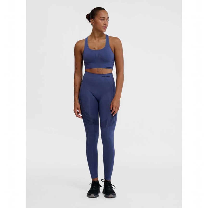 Dámské Sportovní Oblečení Hummel Mt Shaping Seamless Top Blankyt | 626074-293