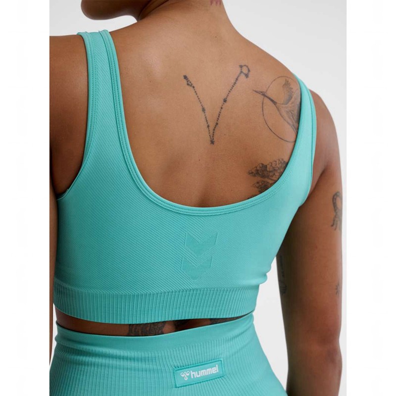 Dámské Sportovní Podprsenka Hummel Alive Seamless Blankyt | 159246-232