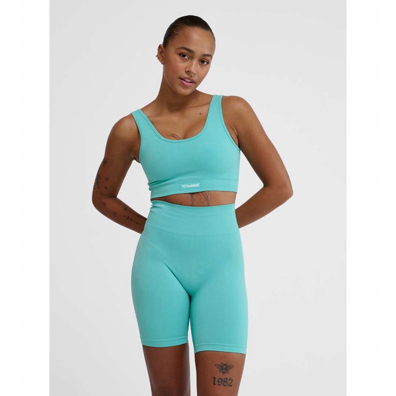 Dámské Sportovní Podprsenka Hummel Alive Seamless Blankyt | 159246-232