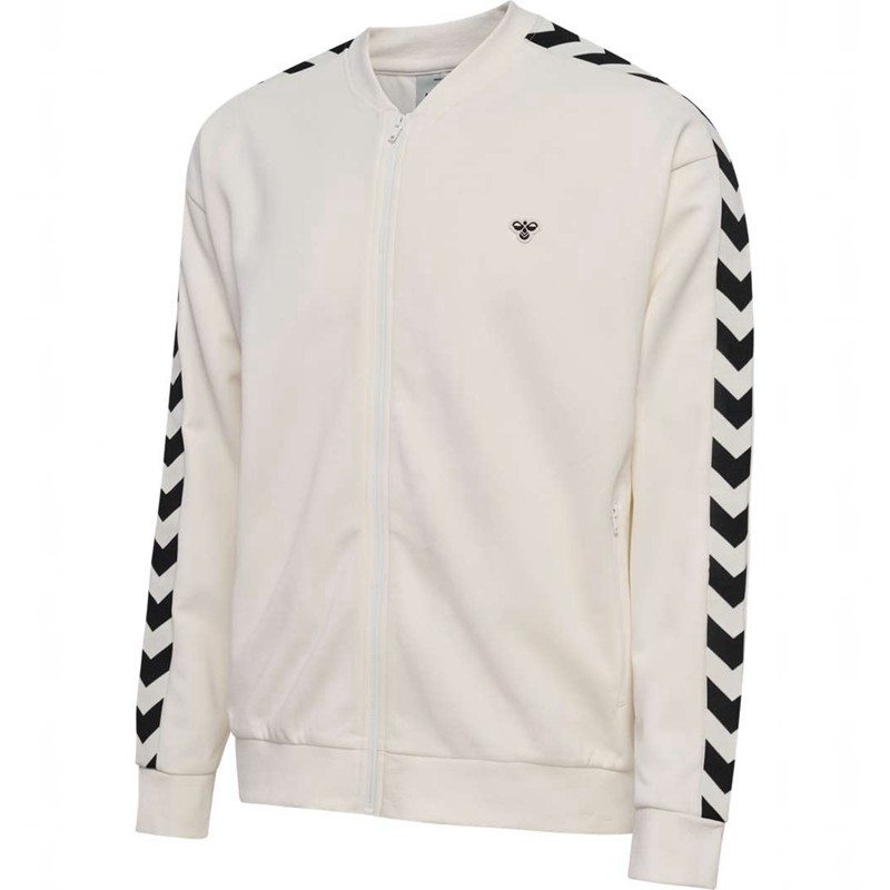 Dámské Sportovní Podprsenka Hummel Archive Regular Poly Zip Bílé | 209646-052