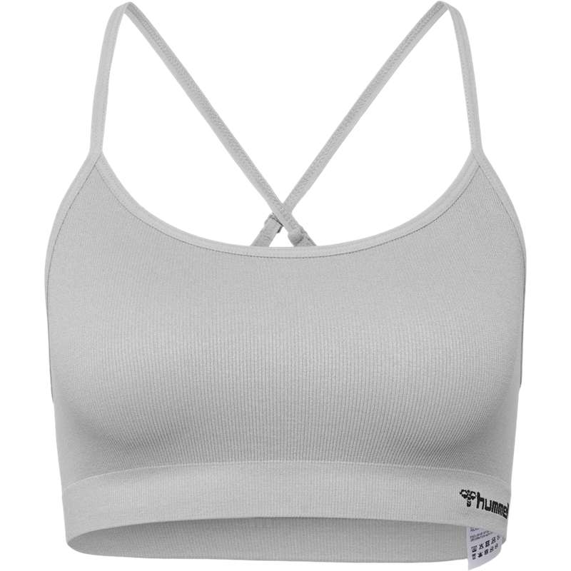 Dámské Sportovní Podprsenka Hummel Juno Seamless Šedé | 731915-499