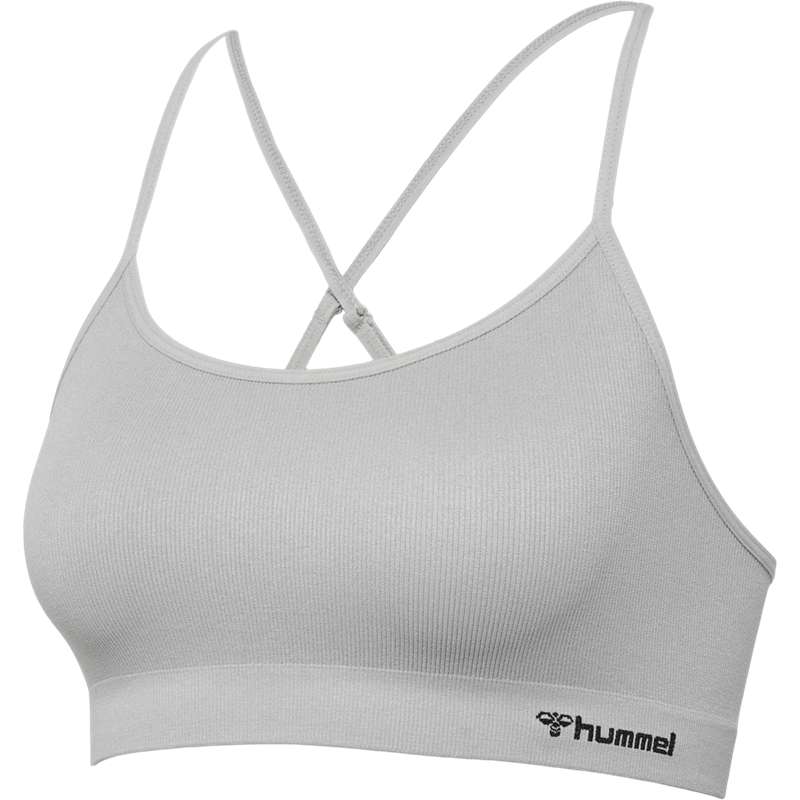Dámské Sportovní Podprsenka Hummel Juno Seamless Šedé | 731915-499