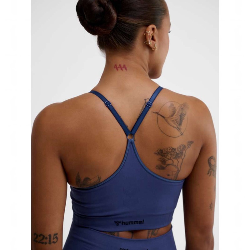 Dámské Sportovní Podprsenka Hummel Mt Define Seamless Padded Blankyt | 546302-762