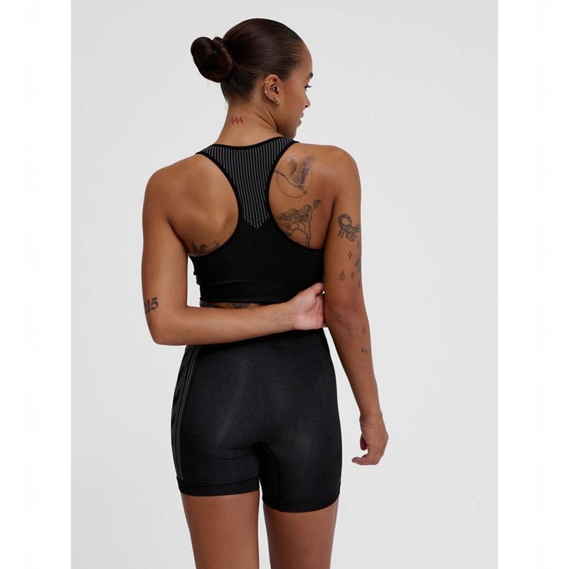 Dámské Sportovní Podprsenka Hummel Mt Shaping Seamless Padded Černé | 410223-615