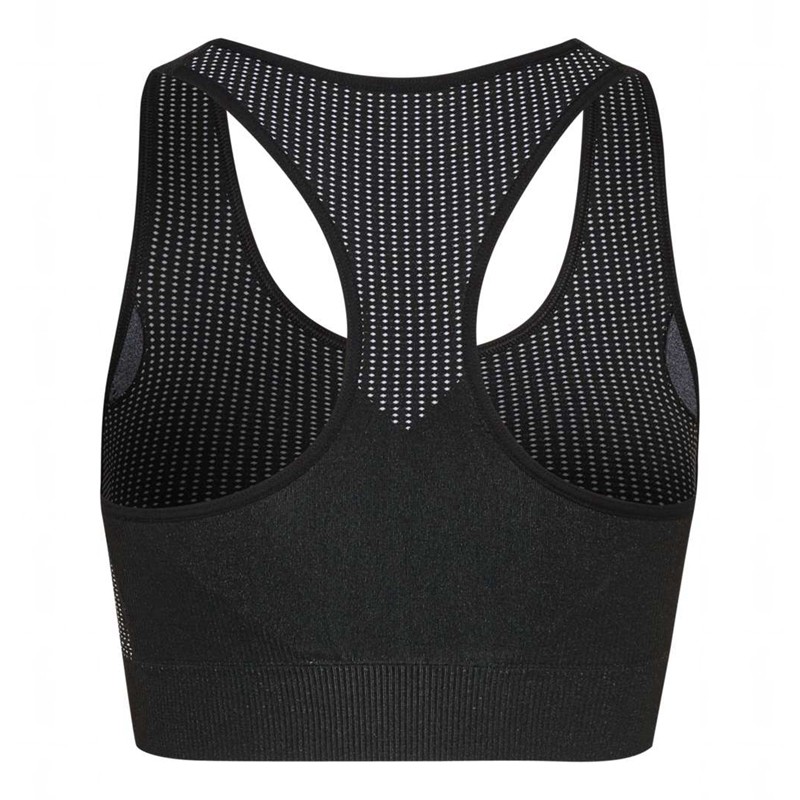 Dámské Sportovní Podprsenka Hummel Mt Shaping Seamless Padded Černé | 410223-615