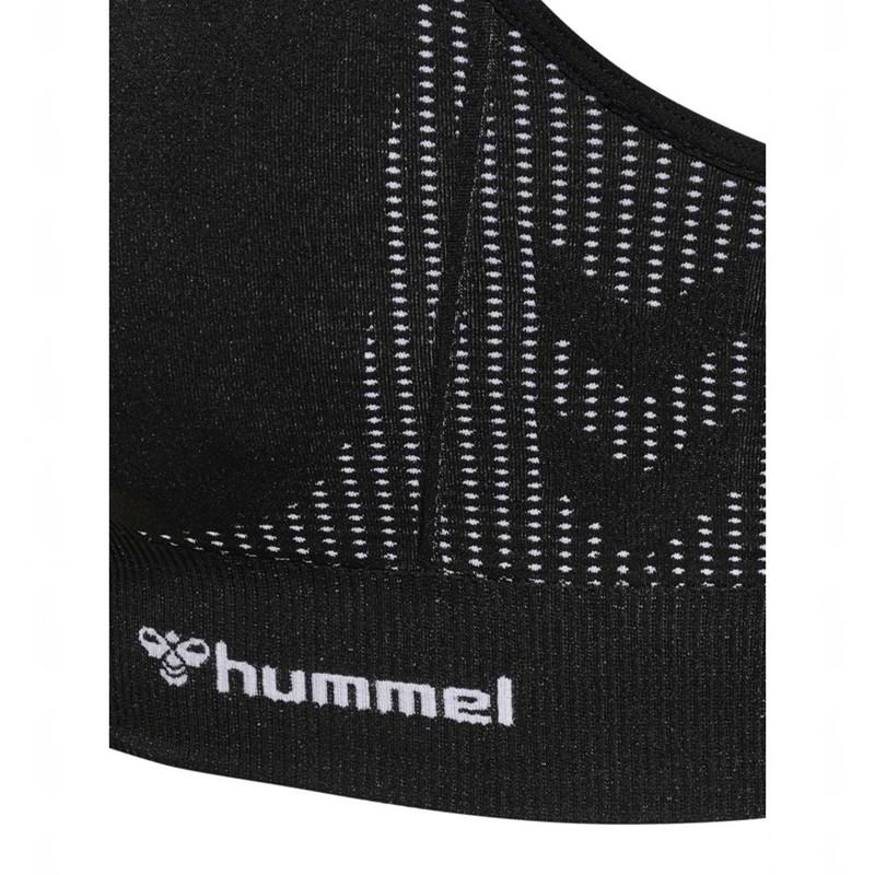 Dámské Sportovní Podprsenka Hummel Mt Shaping Seamless Padded Černé | 410223-615