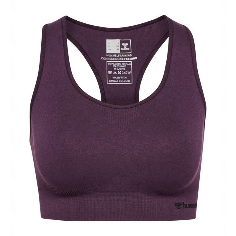 Dámské Sportovní Podprsenka Hummel Tif Seamless Top Fialové | 924665-671