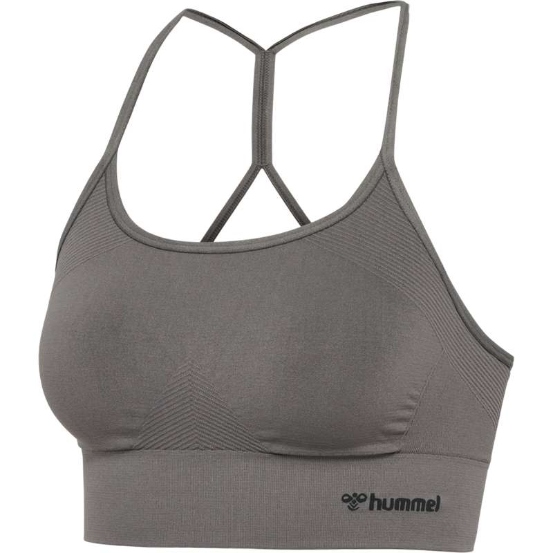 Dámské Sportovní Podprsenka Hummel Tiffy Seamless Top Šedé | 454561-716