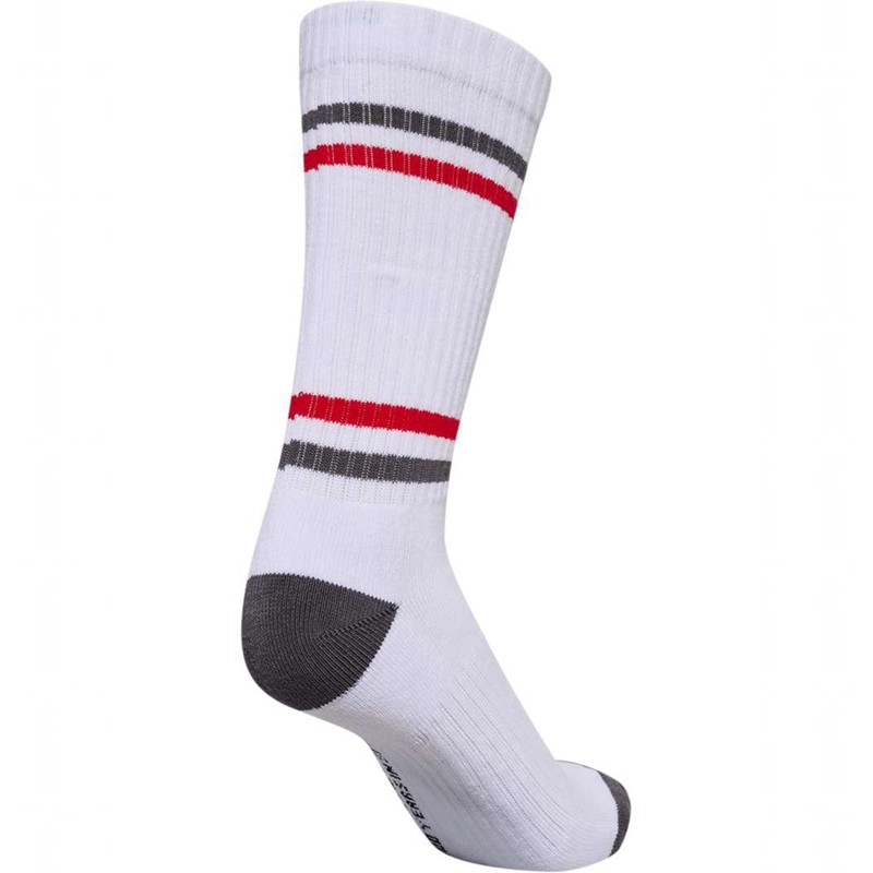 Dámské Tenisky Hummel 3-pack Chevron High Retro Bílé | 844254-378