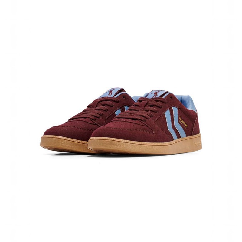 Dámské Tenisky Hummel Handball Perfekt Synth. Suede Vínové | 291855-593