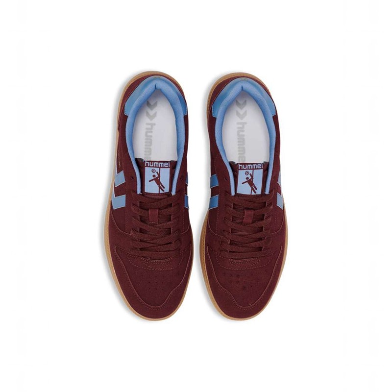 Dámské Tenisky Hummel Handball Perfekt Synth. Suede Vínové | 291855-593
