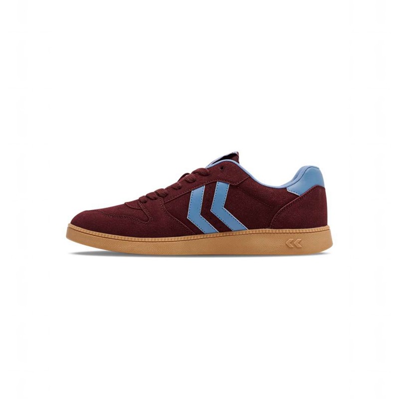 Dámské Tenisky Hummel Handball Perfekt Synth. Suede Vínové | 291855-593