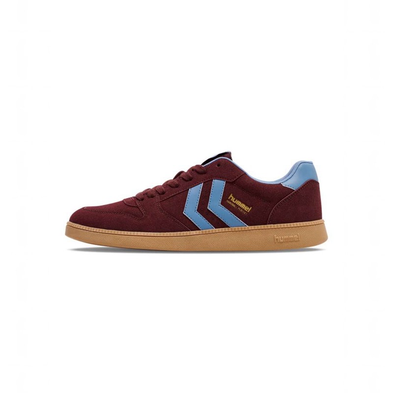 Dámské Tenisky Hummel Handball Perfekt Synth. Suede Vínové | 291855-593