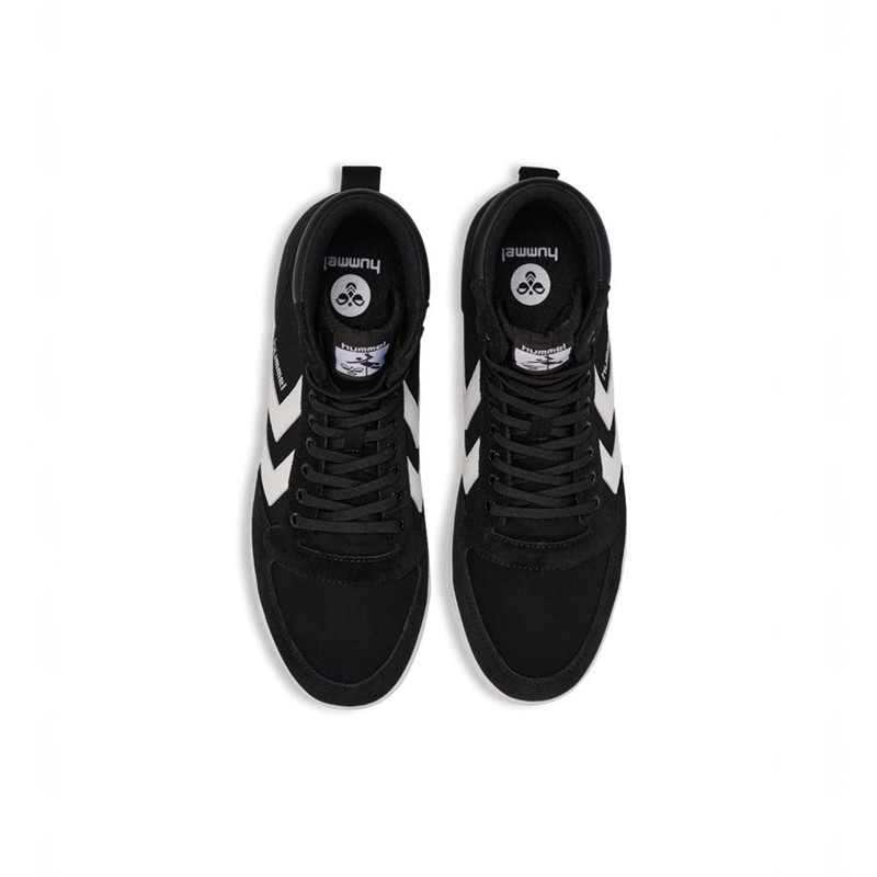 Dámské Tenisky Hummel Slimmer Stadil High Černé | 798660-044