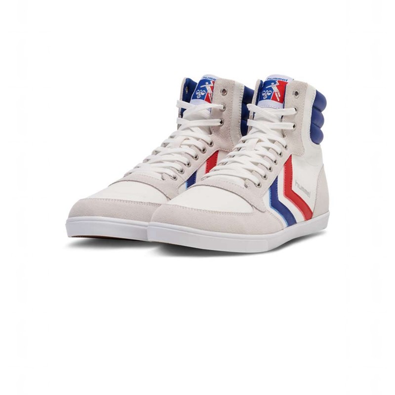 Dámské Tenisky Hummel Slimmer Stadil High Bílé | 419477-929