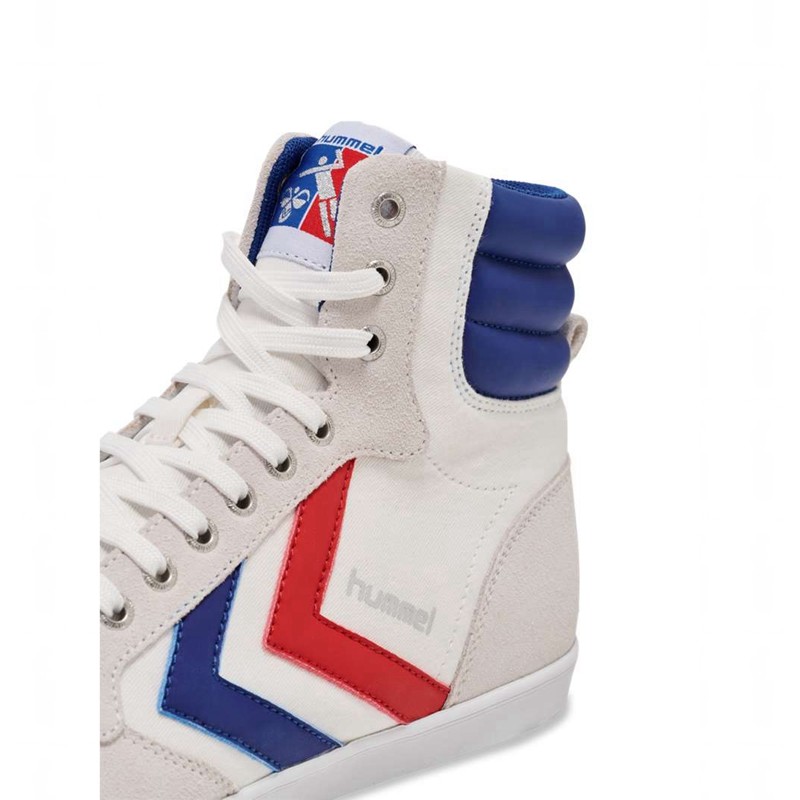 Dámské Tenisky Hummel Slimmer Stadil High Bílé | 419477-929