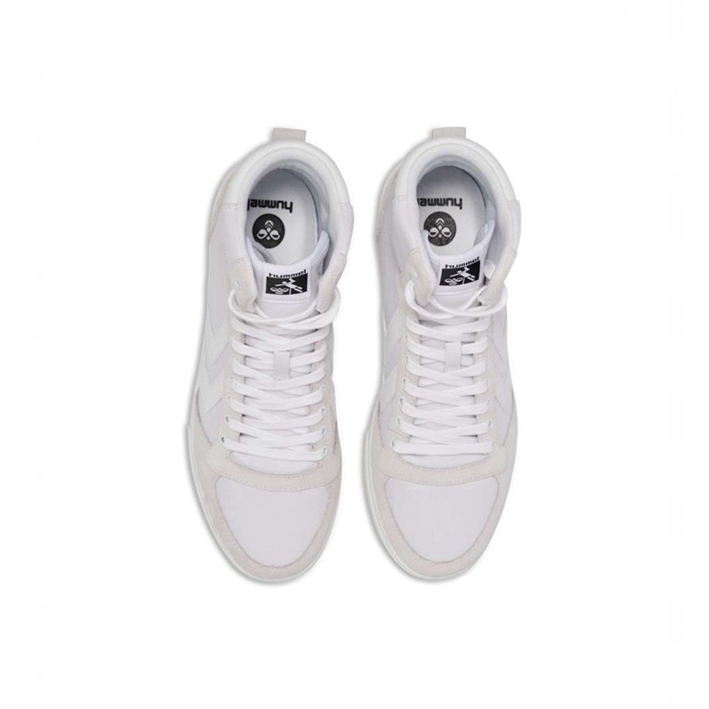 Dámské Tenisky Hummel Slimmer Stadil Tonal High Bílé | 796886-154