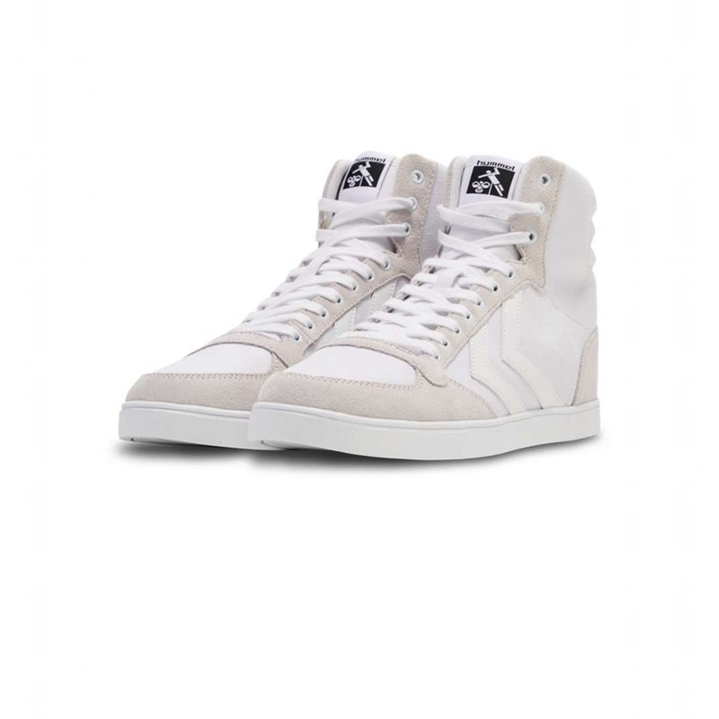 Dámské Tenisky Hummel Slimmer Stadil Tonal High Bílé | 796886-154
