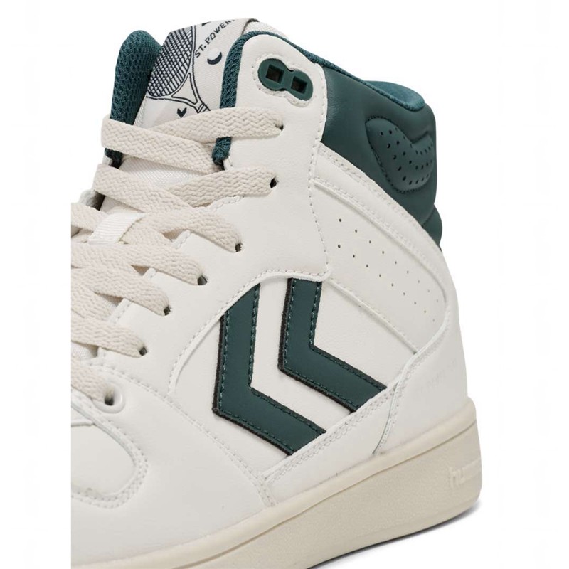 Dámské Tenisky Hummel St Power Play Mid Pl Bílé | 607404-811